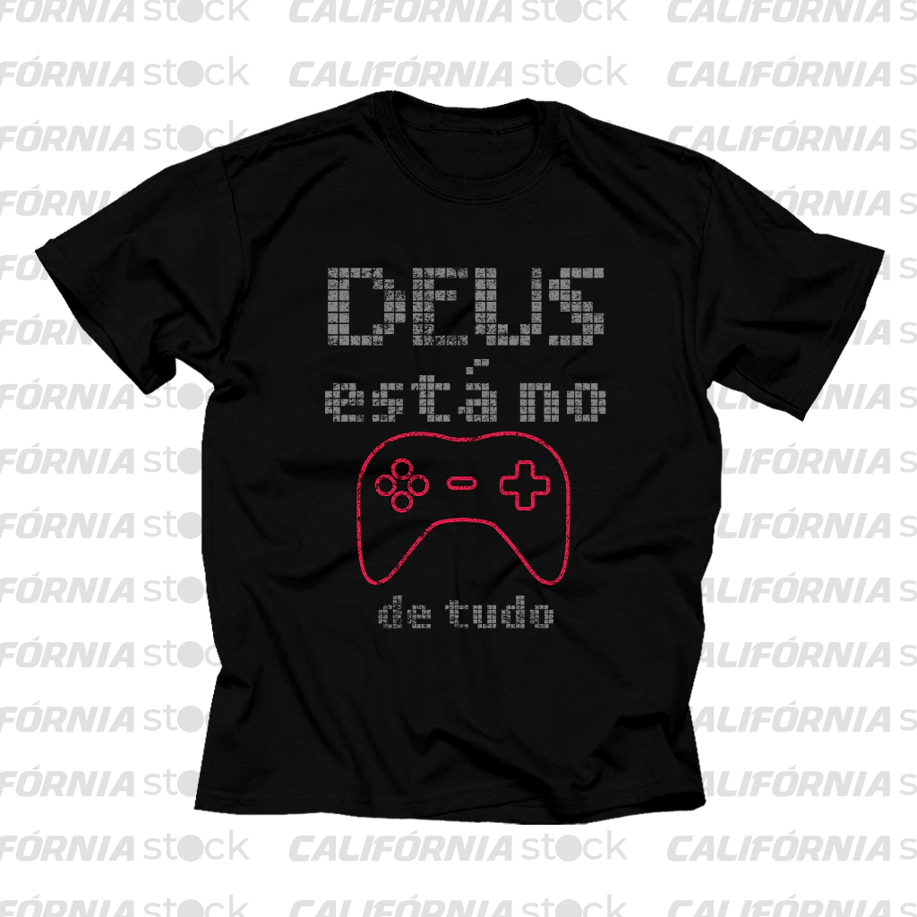 CAMISETA DEUS ESTÁ NO CONTROLE
