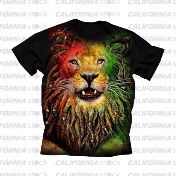 CAMISETA LEÃO JAMAICA REGGAE