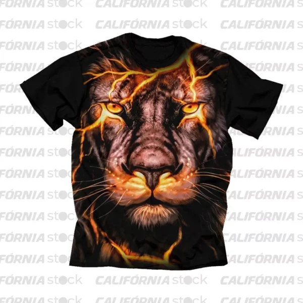 CAMISETA LEÃO RAIOS