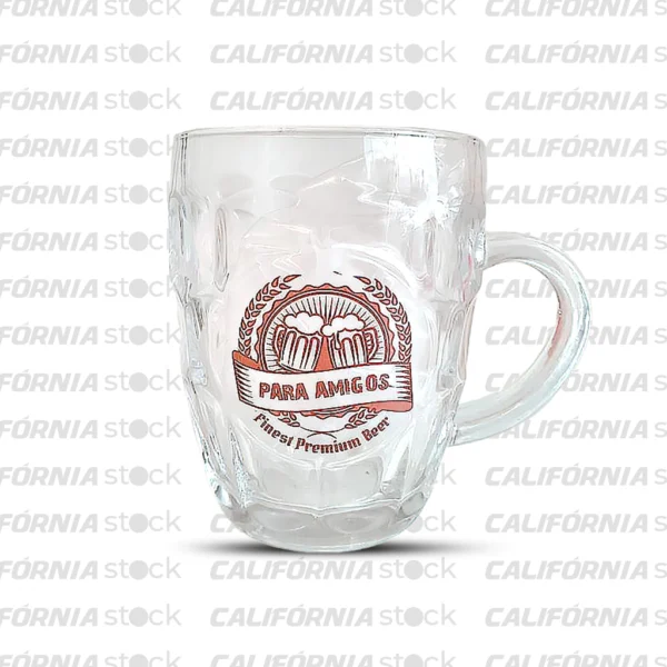 Caneca de Vidro Premium Para Amigos 500ml